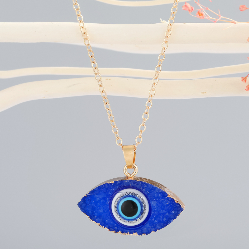 Colorful Evil Eye Pendant Necklace Devil Eyes Charm Necklaces Jewelry for Wholesale