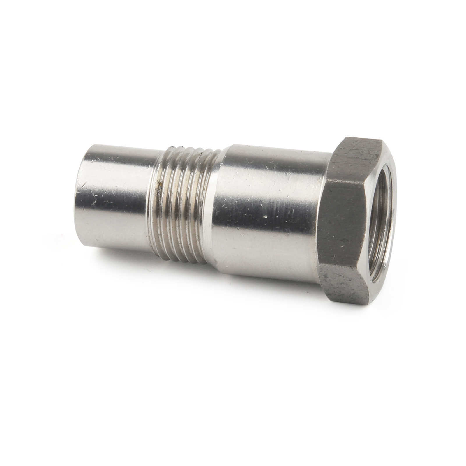 M18*1.5 Stainless Steel Remove Fault Connector Down Stream Catalytic Joint Auto O2 Oxygen Sensor Extension Spacer Car