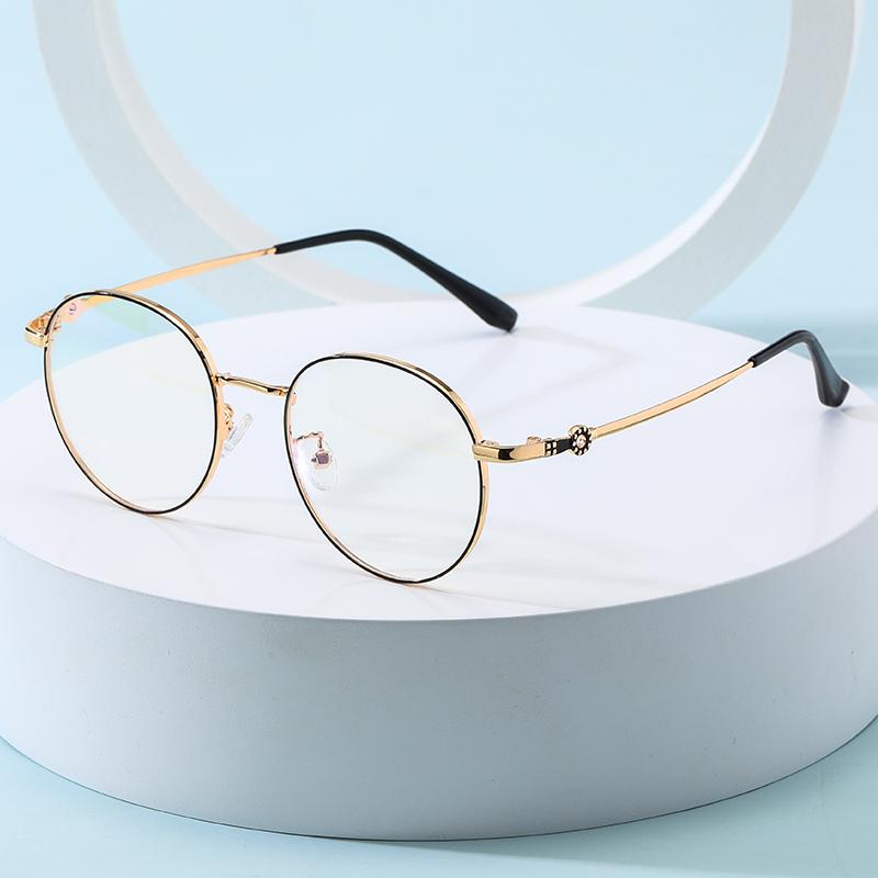 Sunglasses LAMOFUR Vintage Round Women's Glasses Frame Men Metal Optical Eyeglasses 2021 Fashion Transparent Spectacles 54C-225
Sunglasses LAMOFUR Vintage Round Women's Glasses Frame Men Metal Optical Eyeglasses 2021 Fashion Transparent Spectacles 54C-225