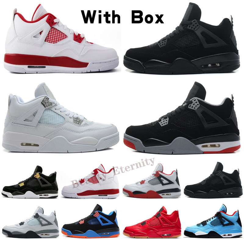 Basket ball Shoes Varsity Royal Black Cement 4 4s Fire Red Neon What The Cat Mens Trainers Sneakers Sports 40-46, Color 3
Basket ball Shoes Varsity Royal Black Cement 4 4s Fire Red Neon What The Cat Mens Trainers Sneakers Sports 40-46, Color 3