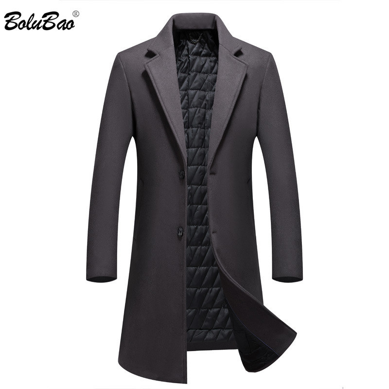 BOLUBAO Men Winter Wool Coat Men's Winter Casual Solid Color Slim Fit Wool Blends Woolen Pea Coat Male Trench Coat Overcoat 210518, Navy
BOLUBAO Men Winter Wool Coat Men's Winter Casual Solid Color Slim Fit Wool Blends Woolen Pea Coat Male Trench Coat Overcoat 210518, Navy