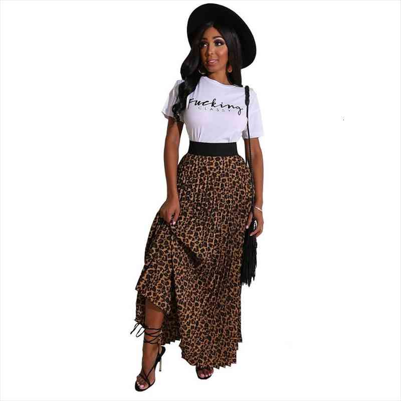 leopard print long maxi pleated skirt and letter print two piece set summer women long skirt set matching sets, Gray
leopard print long maxi pleated skirt and letter print two piece set summer women long skirt set matching sets, Gray