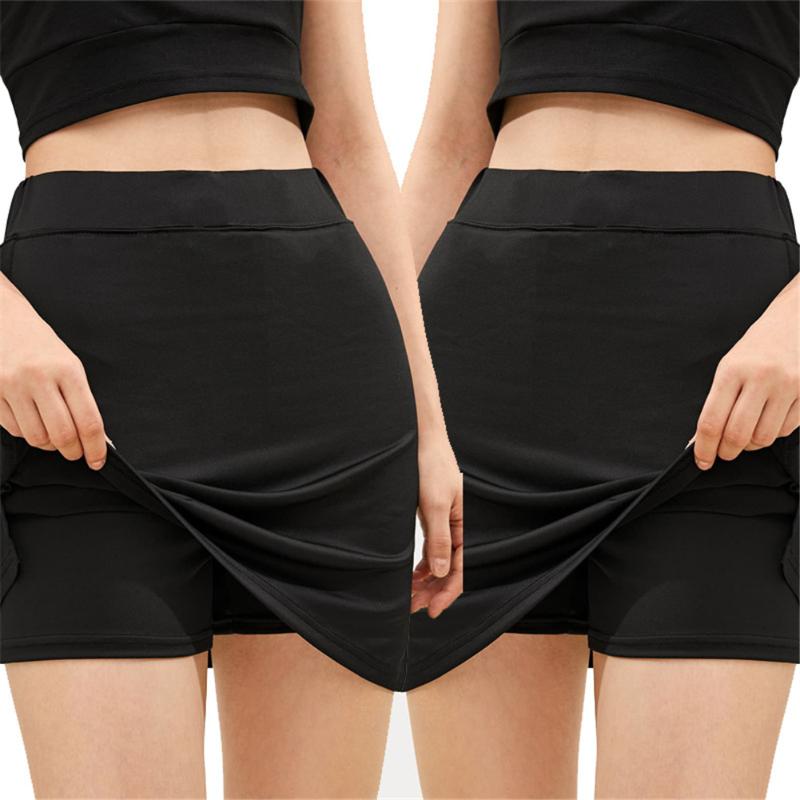 Skirts Anti-Chafing Active Skort Performance Skorts Skirt Women Sports Pencil HSJ88