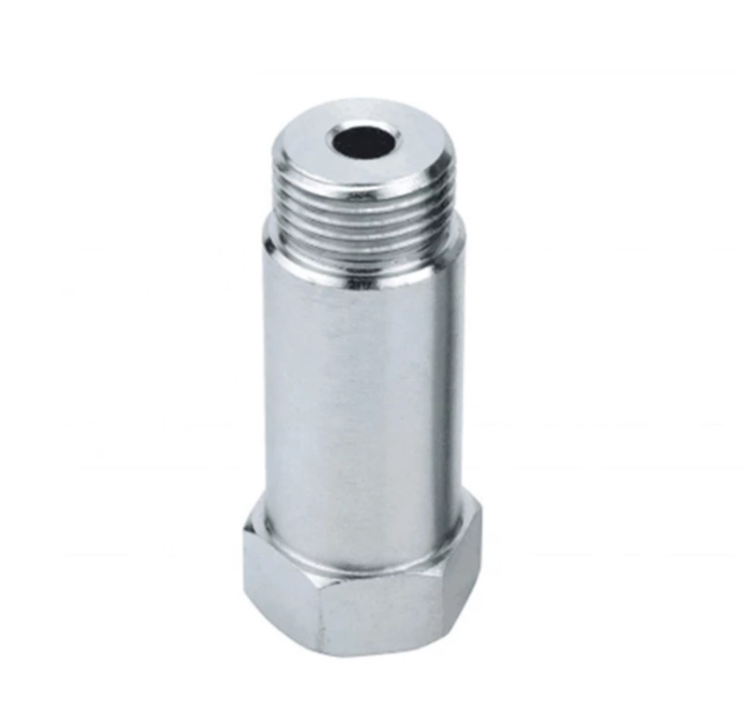 part 2pcs Exhaust Oxygen Sensor Lambda 45mm O2 M18 x15 Extension Spacer Iron Plating Nickel Extender