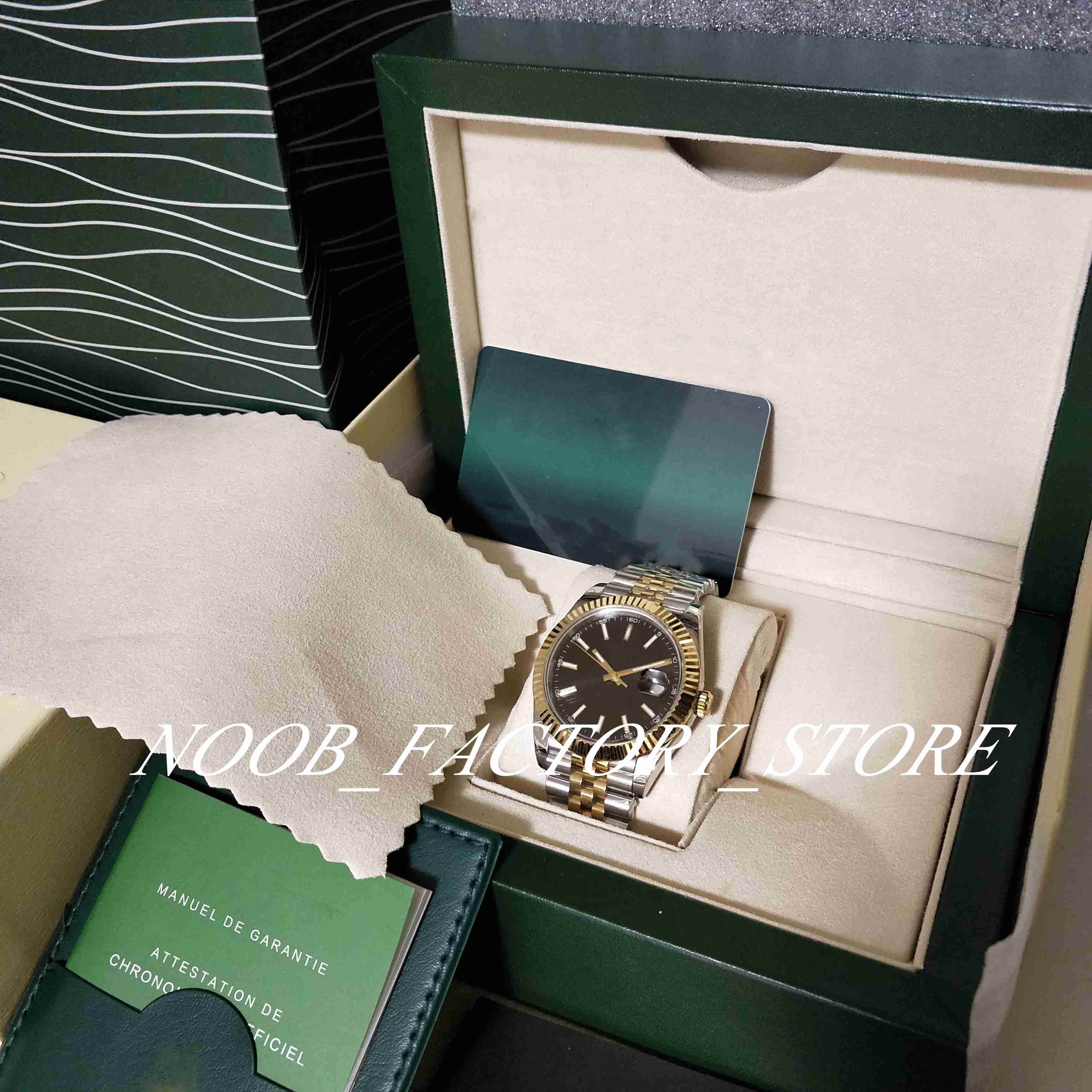 Men Watch BP Factory Version Two-tone Gold Stainless Steel 2813 Automatic Movement Wristwatch 41mm Black Dial Sapphire Glass Diving Watches original box, 01
Men Watch BP Factory Version Two-tone Gold Stainless Steel 2813 Automatic Movement Wristwatch 41mm Black Dial Sapphire Glass Diving Watches original box, 01
