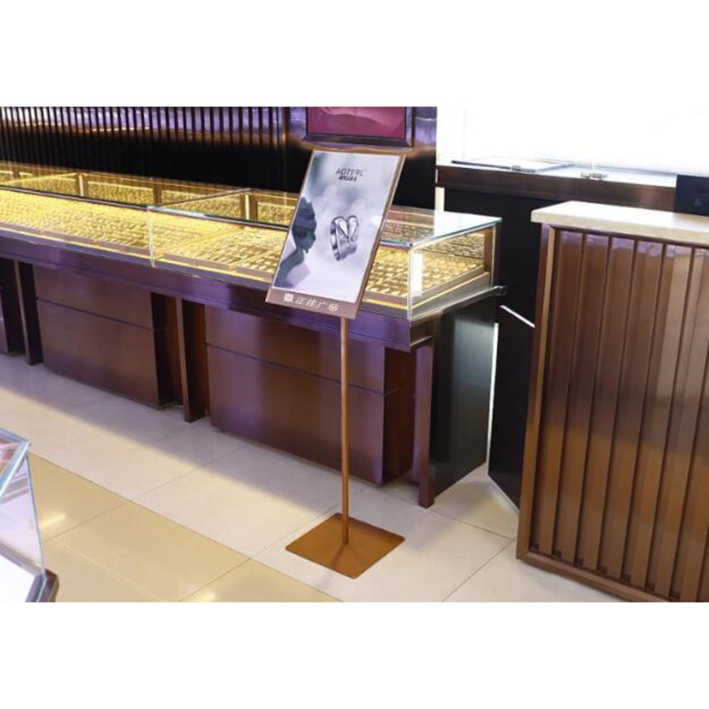 Factory Metal Poster Display Snap Movie Displays Map Racks Brochure Book Holder Stand