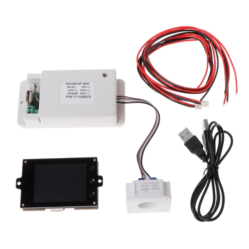 Wireless Multifunctional Voltmeters Ampere Meter Dc 0-80V 0-300A Met Hall Sensor