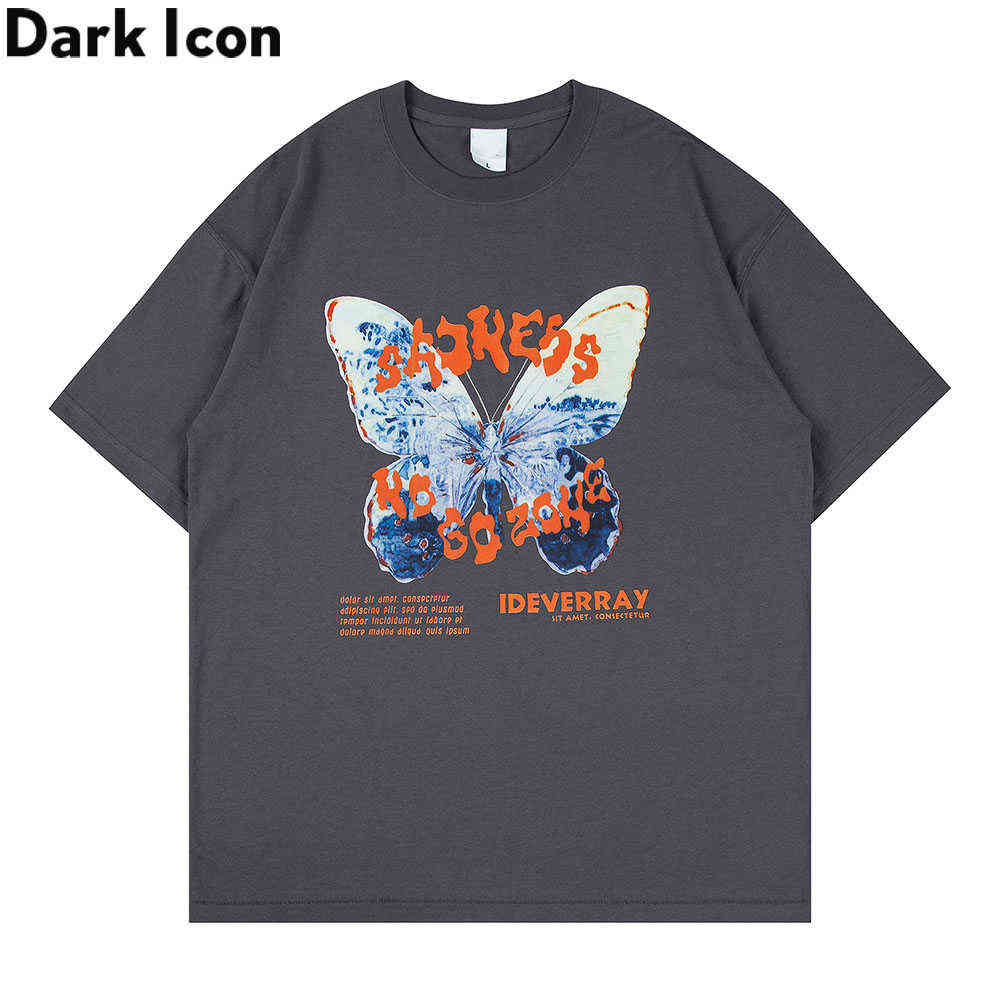 Butterfly Oversized Men's T-shirt Short Sleeve Summer Streetwear Tshirts Cotton Tee 210603, White
Butterfly Oversized Men's T-shirt Short Sleeve Summer Streetwear Tshirts Cotton Tee 210603, White
