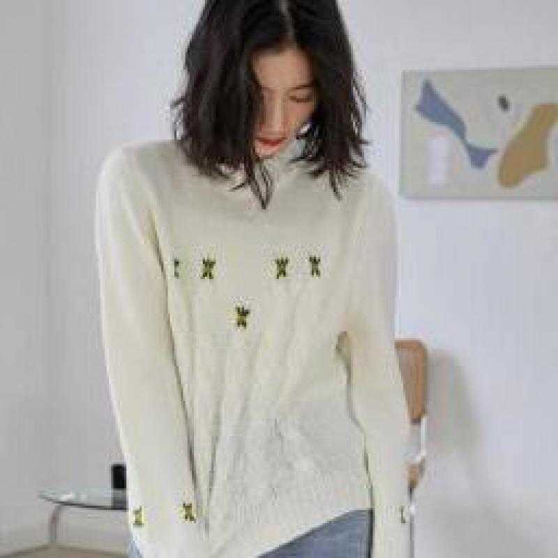 Yedinas Winter Sweater Women Long Sleeve Knitted s And Pullovers Korean Style Pink Knit Jumpers 210527