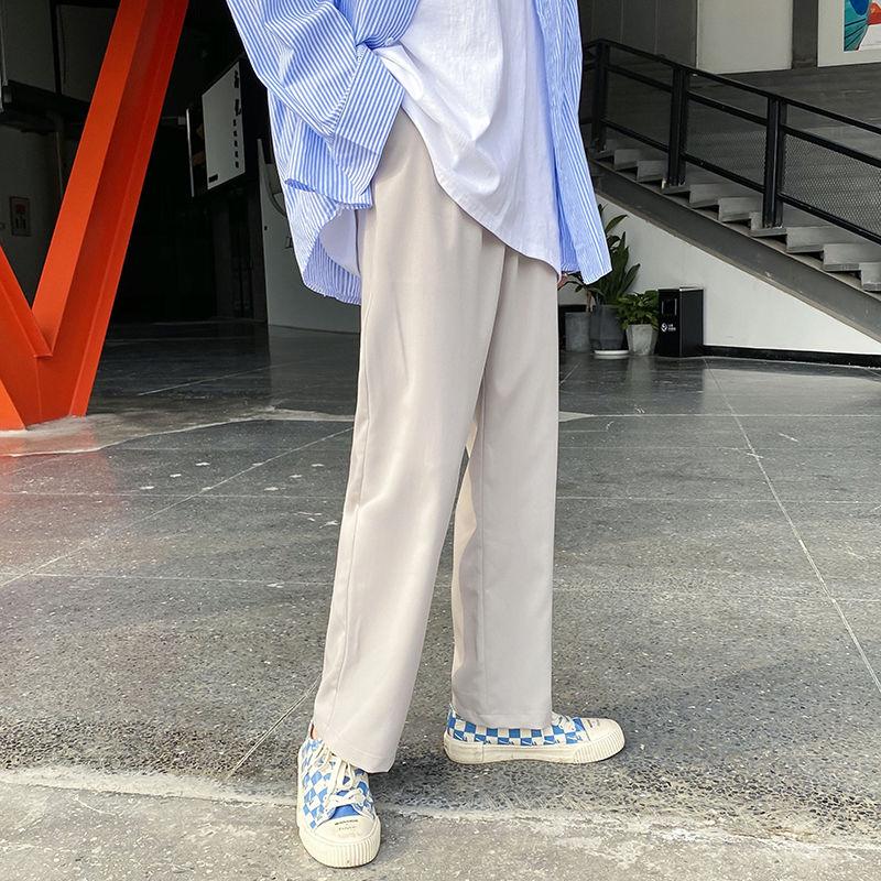 Men's Pants Summer Thin Wide-leg Fashion Ice Silk Men Streetwear Korean Loose Straight-leg Casual Mens Trousers, Black
Men's Pants Summer Thin Wide-leg Fashion Ice Silk Men Streetwear Korean Loose Straight-leg Casual Mens Trousers, Black