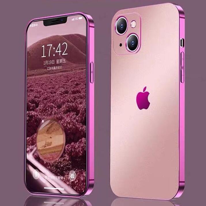 iPhone13 13pro matte electroplating Full Covered Protective Case iPhone 11 11pro XS XR case cover