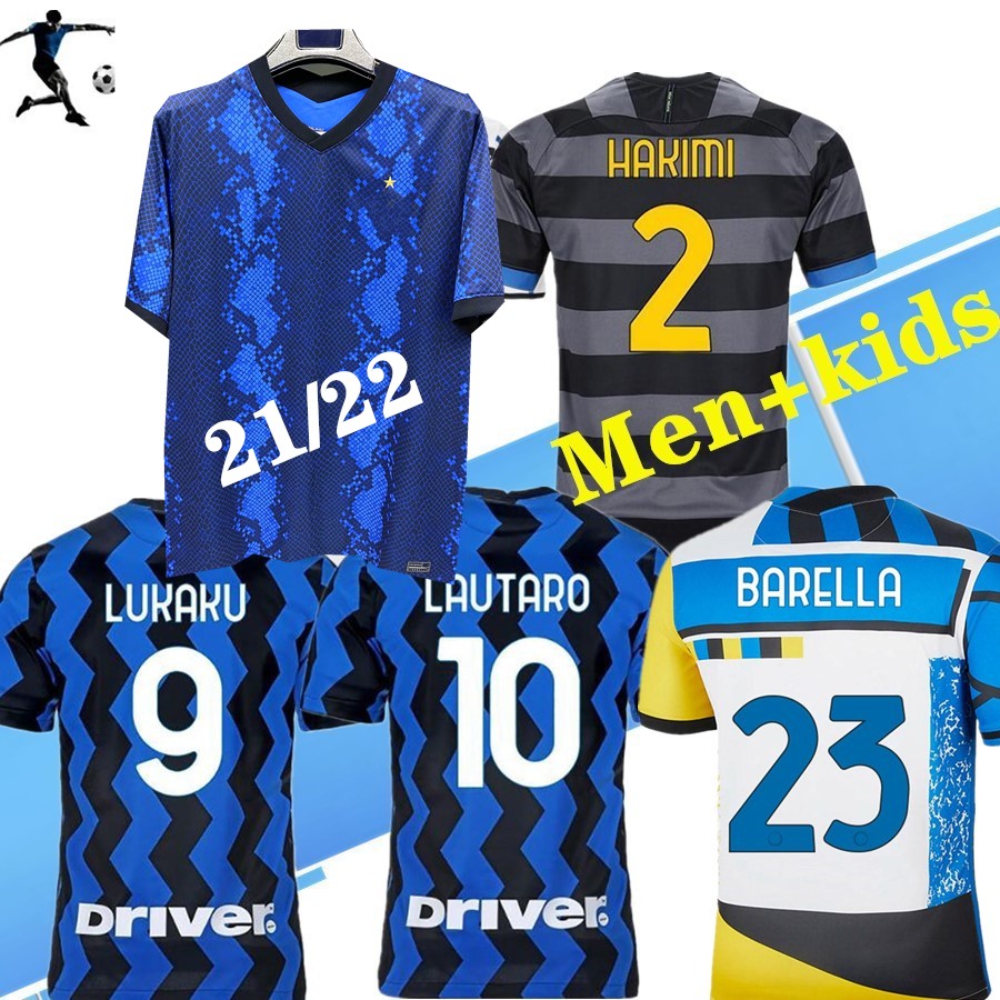 2021 2022 4th BARELLA LUKAKU LAUTARO Inter home away 3rd soccer jerseys BARELLA maglia 20 21 football top shirt Men boys Kids Kits sets uniform, Away+patch
2021 2022 4th BARELLA LUKAKU LAUTARO Inter home away 3rd soccer jerseys BARELLA maglia 20 21 football top shirt Men boys Kids Kits sets uniform, Away+patch