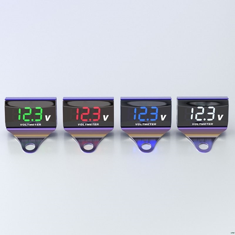 8V-150V Led Digital Display Voltmeter Car Motor Voltage Gauge Panel Meter Met Beugel