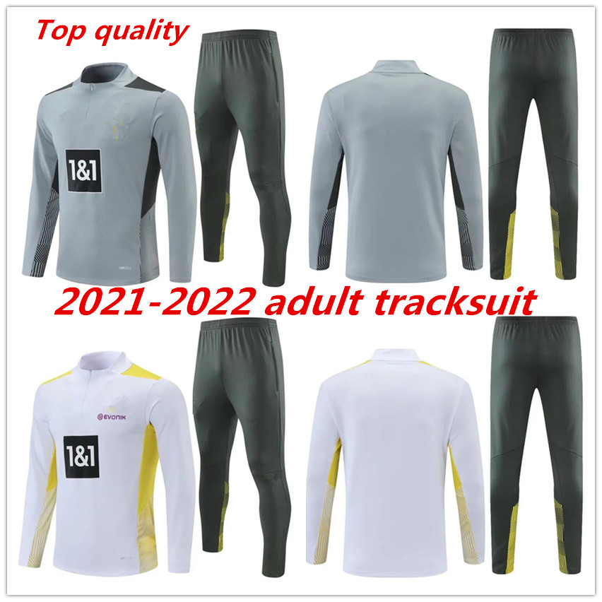 21 22 Borussia adult tracksuit jacket Soccer man Dortmund 2021 2022 training suit football set Survetement, Black
21 22 Borussia adult tracksuit jacket Soccer man Dortmund 2021 2022 training suit football set Survetement, Black