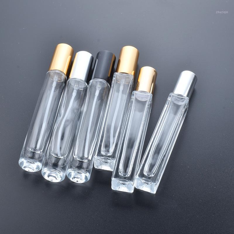 Storage Bottles & Jars 10pcs/lot 10ml Thick Clear Glass Perfume Bottle High Quality Refillable Spray Atomizer With Black Gold Silver Lid 
Storage Bottles & Jars 10pcs/lot 10ml Thick Clear Glass Perfume Bottle High Quality Refillable Spray Atomizer With Black Gold Silver Lid