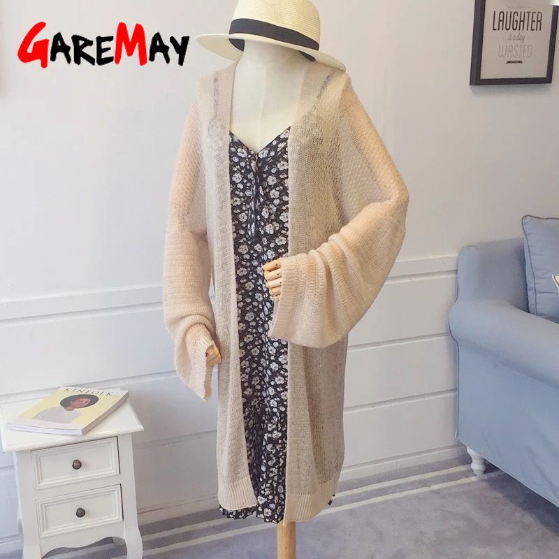 Women's Casual Long Modal Cotton Sweater Comfortabl Cardigan Soft Strong Simple Solid Free Size Loose kardigan korean top 210428