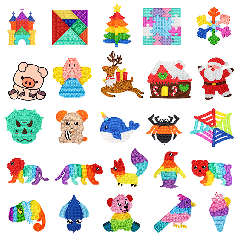 Children's Fidget Toys Push Bubble Mental Arithmetic Desktop Game Board Rainbow Squeeze Press Autism Special Needs Stress Reliever Helps Relieve Decompression Toy
Children's Fidget Toys Push Bubble Mental Arithmetic Desktop Game Board Rainbow Squeeze Press Autism Special Needs Stress Reliever Helps Relieve Decompression Toy