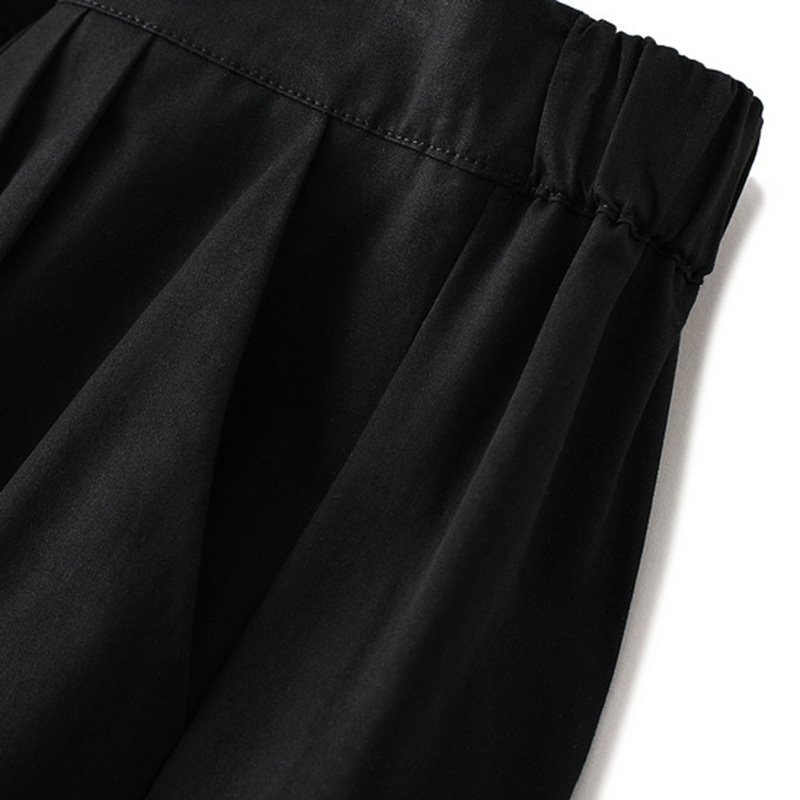 Women Skirts for Spring Summer Sweet grils 100% Cotton Womens A-line long pleated with reffules bottoms skirts 210524