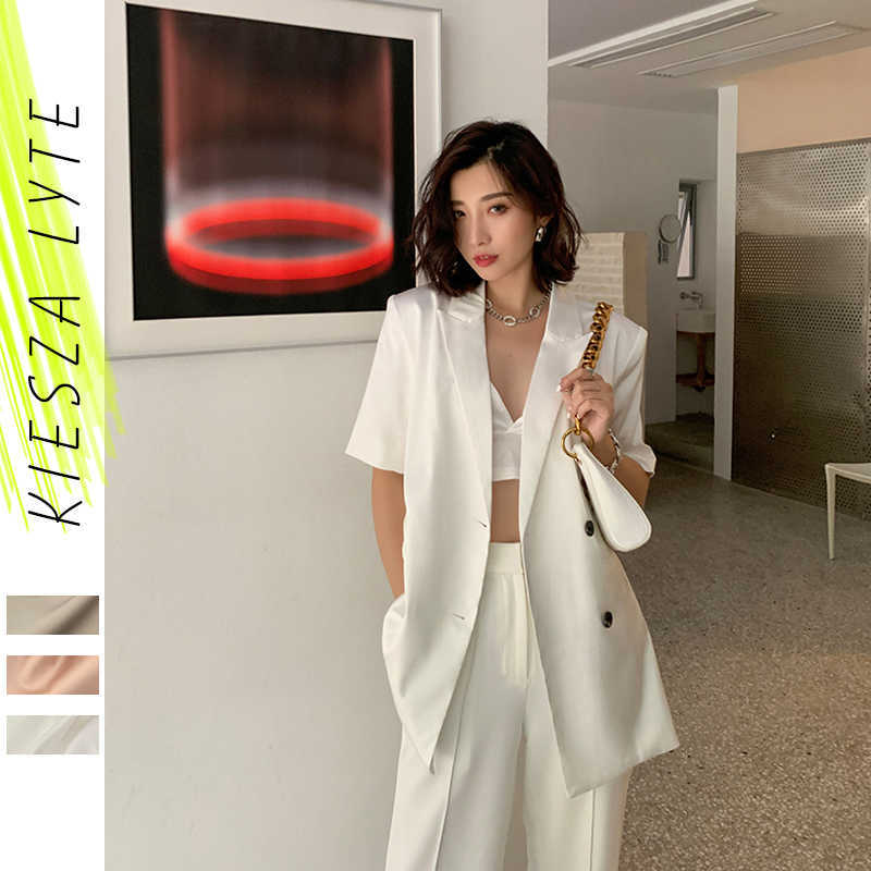 Satin blazer for women summer casual minimalist ladies short sleeves suit jackets office lady blazers thin coats outerwear 210608, Black
Satin blazer for women summer casual minimalist ladies short sleeves suit jackets office lady blazers thin coats outerwear 210608, Black