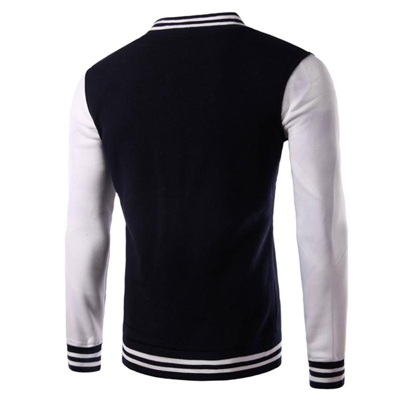 Brand White Varsity Baseball Jacket Men/Women 2021 Fashion Slim Fit Fleece Cotton College Jackets For Fall Bomber Veste Homme Men's