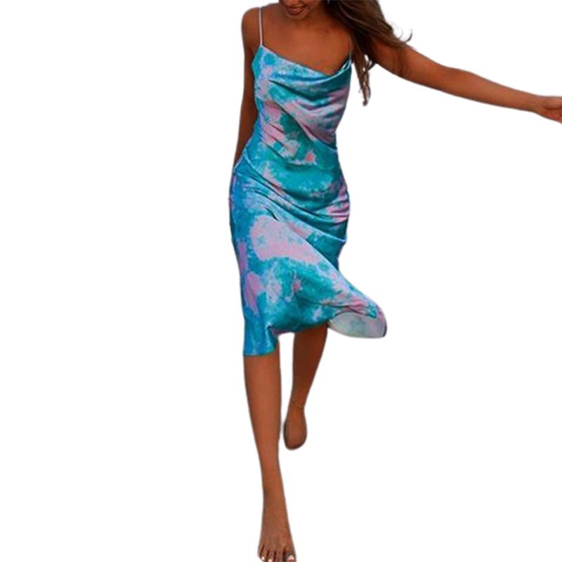 Casual Dresses Female Sundress Floral Print Sleeveless Spaghetti Strap Slip Dress For Adults Women, Pink/Blue, /M/L
Casual Dresses Female Sundress Floral Print Sleeveless Spaghetti Strap Slip Dress For Adults Women, Pink/Blue, /M/L