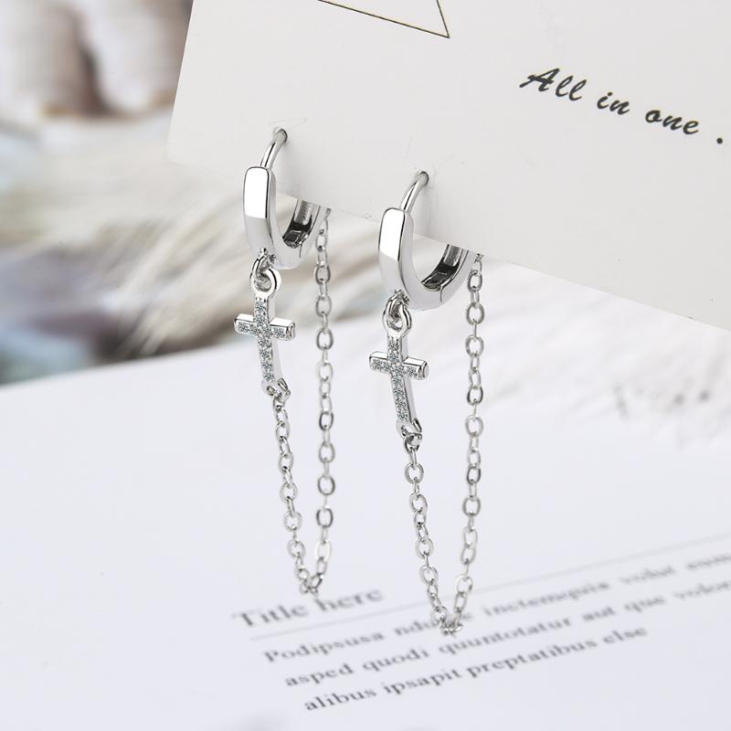 Dangle & Chandelier Cross Tassel Earrings Hypoallergenic 925 Sterling Silver Earings For Women
Dangle & Chandelier Cross Tassel Earrings Hypoallergenic 925 Sterling Silver Earings For Women