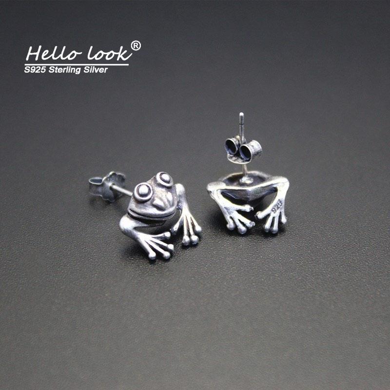 Stud HelloLook 925 Sterling Silver Frog Earrings For Men Women Vintage Earing Piercing Pin Jewelry Hypoallergenic Earring, Golden;silver
Stud HelloLook 925 Sterling Silver Frog Earrings For Men Women Vintage Earing Piercing Pin Jewelry Hypoallergenic Earring, Golden;silver