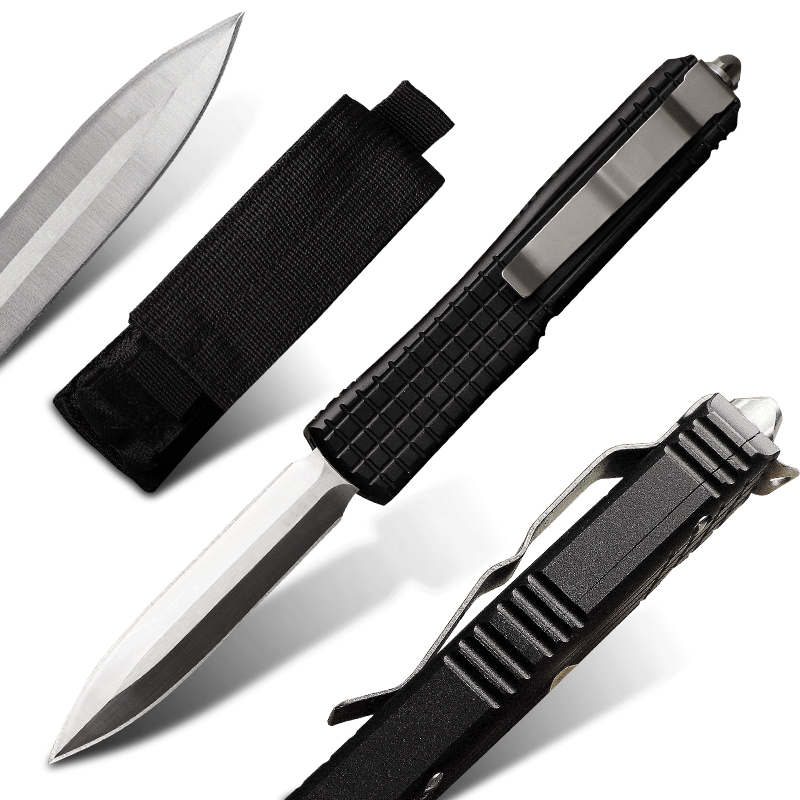CF1 Double Action Tactical OTF Folding Knife Multifunctional Outdoor Camping Fighting Manual Self-defense Automatic EDC Tool Pocket Survival Knives Fishing Blade
CF1 Double Action Tactical OTF Folding Knife Multifunctional Outdoor Camping Fighting Manual Self-defense Automatic EDC Tool Pocket Survival Knives Fishing Blade