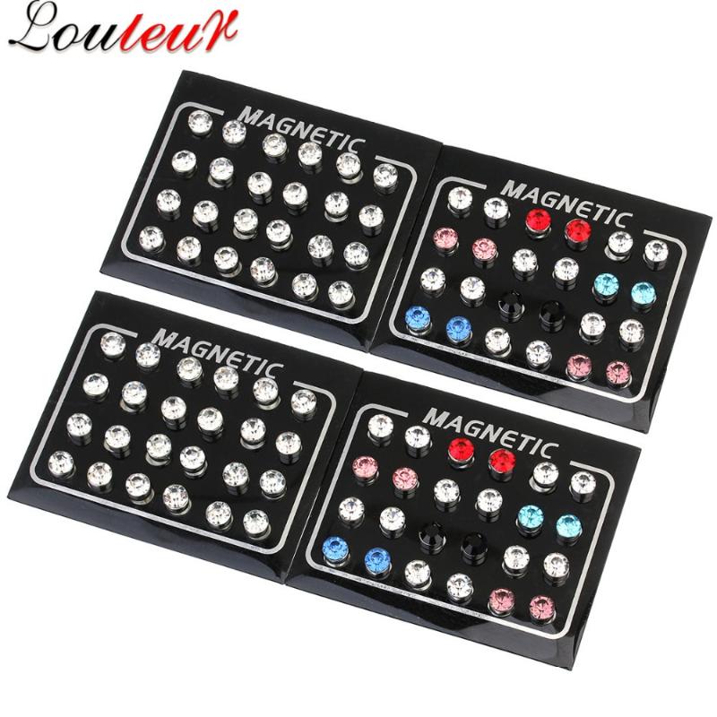 Fashioh Stainless Steel No Piercing Magnetic Stud Earrings For Women Men Mixcolor/White Crystal Earring Ear Jewelry
Fashioh Stainless Steel No Piercing Magnetic Stud Earrings For Women Men Mixcolor/White Crystal Earring Ear Jewelry