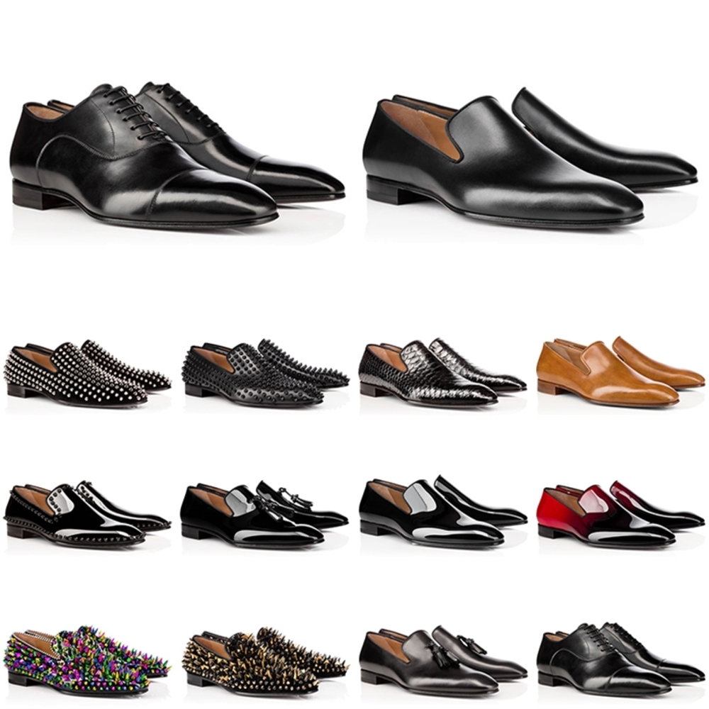 men genuine leather shoes designer luxury red sneakers bottom studded spikes dress shoe mens trainer urshoeszone, Black
men genuine leather shoes designer luxury red sneakers bottom studded spikes dress shoe mens trainer urshoeszone, Black