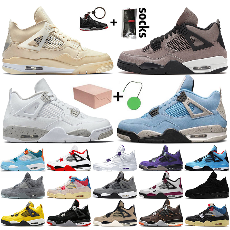 fashion with box jumpman 4 4s basketball shoes sail luxurys designers taupe haze white oreo off university blue travis scott purple sneakers, White;red
fashion with box jumpman 4 4s basketball shoes sail luxurys designers taupe haze white oreo off university blue travis scott purple sneakers, White;red