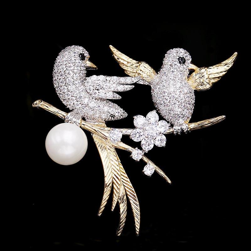 Pins, Brooches Fashion Cute Beautiful Birld For Women Wedding Gift High Quality Metal Safety Pins Winter Coat Accessories
Pins, Brooches Fashion Cute Beautiful Birld For Women Wedding Gift High Quality Metal Safety Pins Winter Coat Accessories