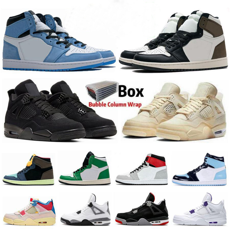 University Blue 1 1s Mens Basketball Shoes Pine Green Royal Toe Obsidian UNC Sail Black Cat 4 4s What The Guava Ice Bred Sports Women Sneakers, Box for free
University Blue 1 1s Mens Basketball Shoes Pine Green Royal Toe Obsidian UNC Sail Black Cat 4 4s What The Guava Ice Bred Sports Women Sneakers, Box for free