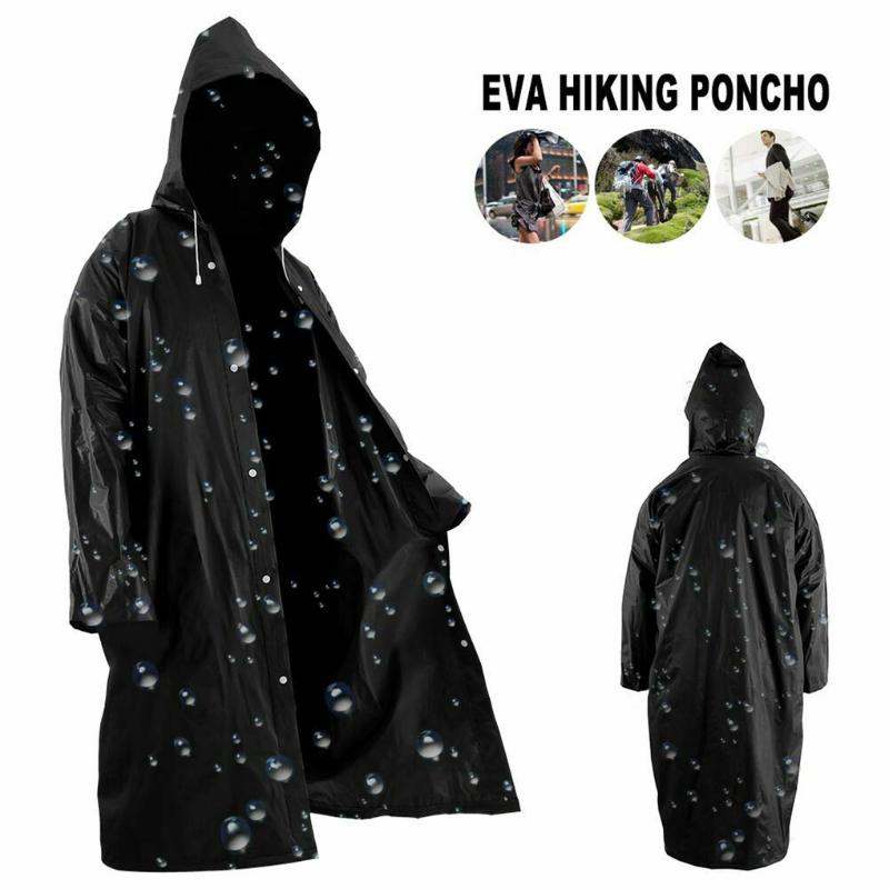 Raincoats Adult Raincoat Outdoor Rainwear EVA Cloth Hoodie Long Rain Waterproof With Hat Buttons Slicker For Hiking Travel Fishing
Raincoats Adult Raincoat Outdoor Rainwear EVA Cloth Hoodie Long Rain Waterproof With Hat Buttons Slicker For Hiking Travel Fishing