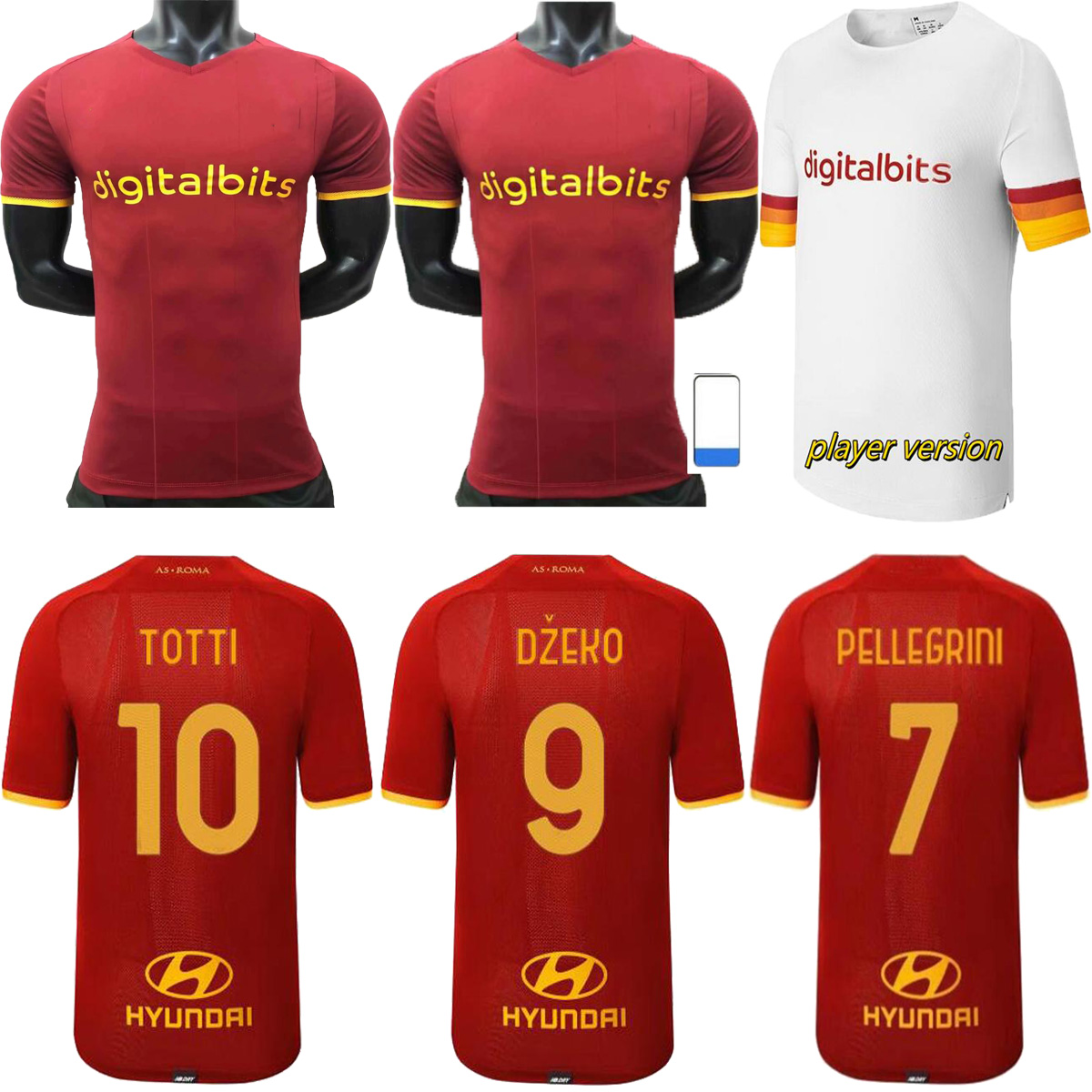 player version romas Soccer jersey home and away ZANIOLO DZEKO PASTORE TOTTI KLUIVERT KOLAROV 21 22 football shirt uniforms PELLEGRINI FLORENZI KALINIC Alemania
player version romas Soccer jersey home and away ZANIOLO DZEKO PASTORE TOTTI KLUIVERT KOLAROV 21 22 football shirt uniforms PELLEGRINI FLORENZI KALINIC Alemania