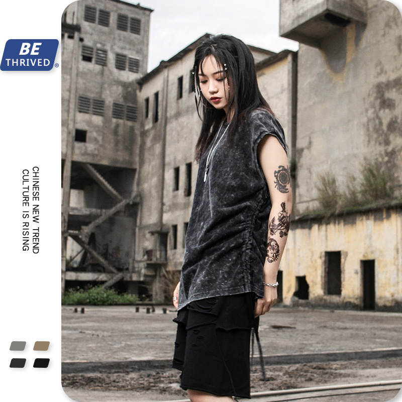 be men's clothing | 2021 summer high street waistcoat dark brand used wash water eing svels t-shirt men, White;black
be men's clothing | 2021 summer high street waistcoat dark brand used wash water eing svels t-shirt men, White;black