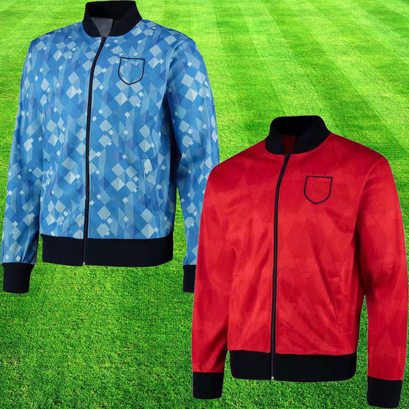 1990 Retro England Jacket vintage soccer jersey tops Blue Red full zipper jackets england Survetement Tracksuits, Ita
1990 Retro England Jacket vintage soccer jersey tops Blue Red full zipper jackets england Survetement Tracksuits, Ita