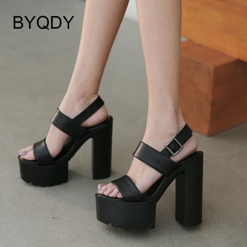 Dress Shoes BYQDY Block Heels Summer Sandals Woman Classics Casual Ankle Strap Platform Women 2021 Black Leather
Dress Shoes BYQDY Block Heels Summer Sandals Woman Classics Casual Ankle Strap Platform Women 2021 Black Leather