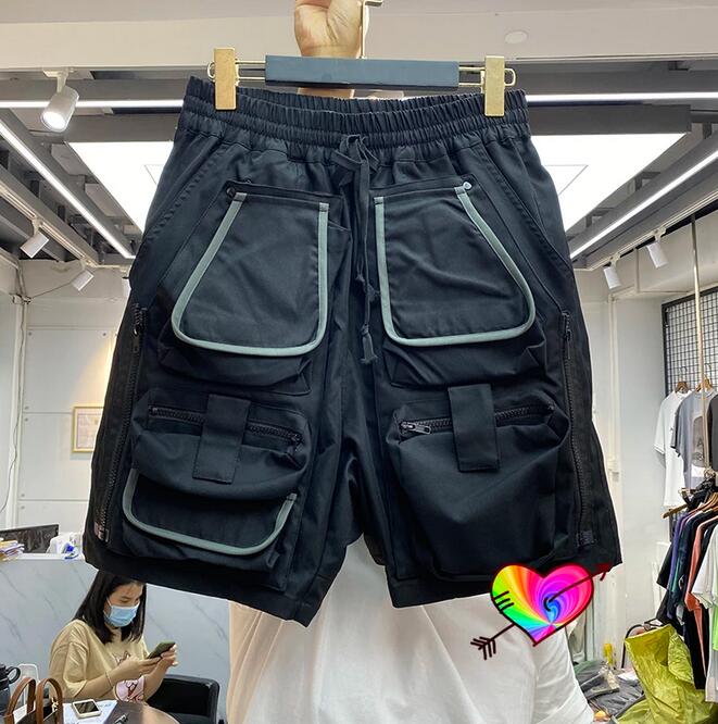 2021 Oversize Shorts Men Women Classic High Street Drawstring Multiple Pockets Quality Casual Breeches, Black
2021 Oversize Shorts Men Women Classic High Street Drawstring Multiple Pockets Quality Casual Breeches, Black