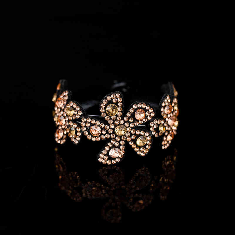 Hair Accessories Ball Ornament Korean Headdress Adult Rhinestone Bud Head Coiled Artifact Pin Bird's Nest Professional
