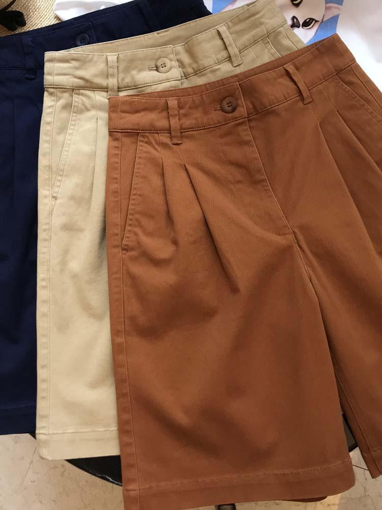 Women's Shorts Summer Fashion Girl's Short Cotton Clothing Beach Wear Casual Woman Daily Above Knee Khaki Navy Blue M XL
Women's Shorts Summer Fashion Girl's Short Cotton Clothing Beach Wear Casual Woman Daily Above Knee Khaki Navy Blue M XL
