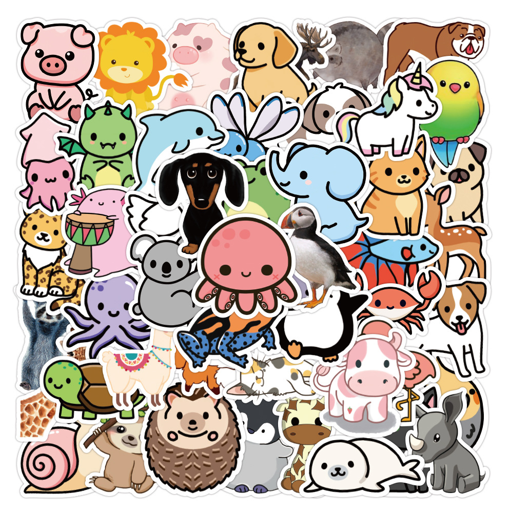 50pcs Cute Cartoon Animal Stickers wall Motorcycle Luggage Guitar Skateboard Cool Graffiti Sticker Decal
50pcs Cute Cartoon Animal Stickers wall Motorcycle Luggage Guitar Skateboard Cool Graffiti Sticker Decal