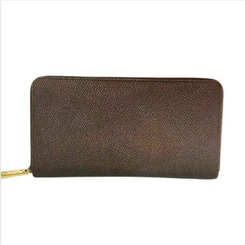 

Luxurys Designers ZIPPY Wallet for Men Pouch Leather Canvas 8 Credit Cards Slots Long Zipper Woman Wallets Fashion Card Holder Purse Women Zip Clutches Bag with box, Box invoice.not sold separately