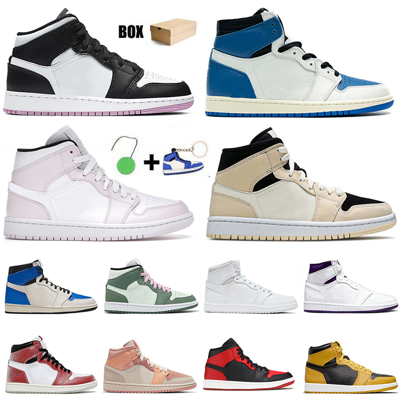 With Box Jumpman 1 1s Travis Scott Women Mens Basketball Shoes Retro Mid Digital Pink Banned Barely Orange High OG Hyper Royal White Off Sne, White;red
With Box Jumpman 1 1s Travis Scott Women Mens Basketball Shoes Retro Mid Digital Pink Banned Barely Orange High OG Hyper Royal White Off Sne, White;red