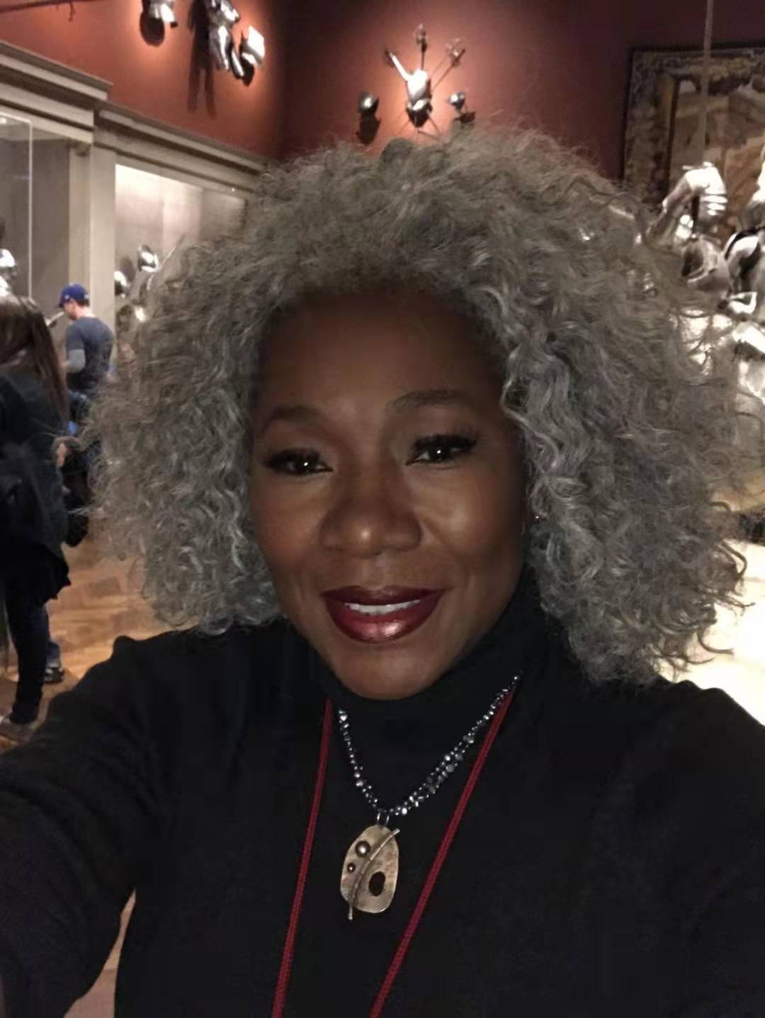 9A curly grey hairpiece brazilian hair deep wave silver pure gray human extension 14inch 140g African american fasion hairstyle