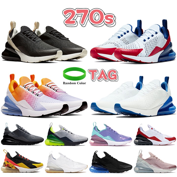 Newest 270s men running shoes USA white royal cool grey blue fury black bone tea berry platinum volt Seattle Away mens women sneakers, 49# bubble wrap packaging
Newest 270s men running shoes USA white royal cool grey blue fury black bone tea berry platinum volt Seattle Away mens women sneakers, 49# bubble wrap packaging