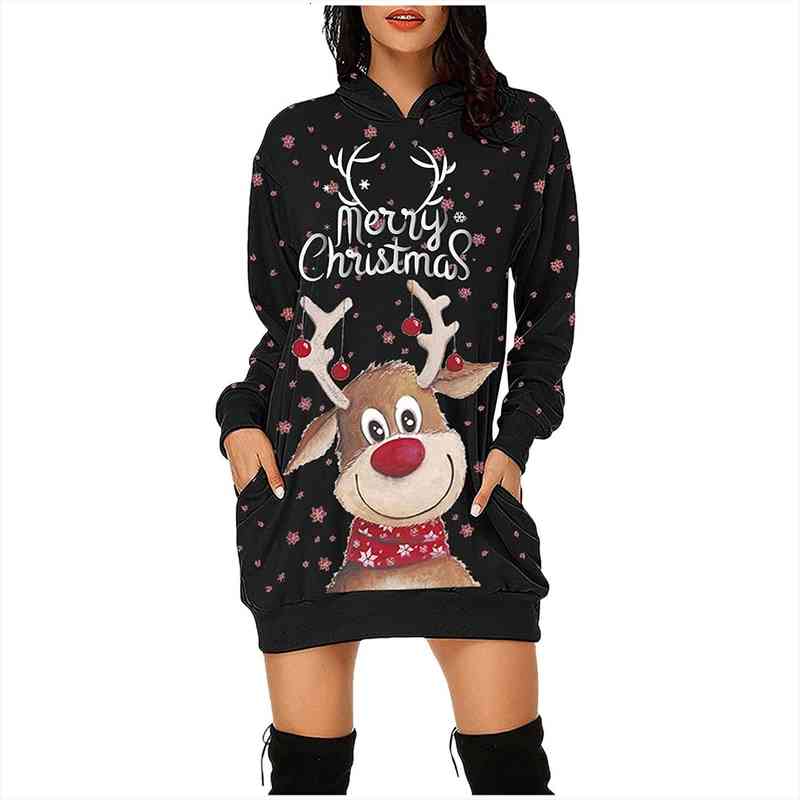 fashion mini merry christmas prints womens dress bag hip pocket long sleeves pockets vestidos de mujer, Black;gray
fashion mini merry christmas prints womens dress bag hip pocket long sleeves pockets vestidos de mujer, Black;gray