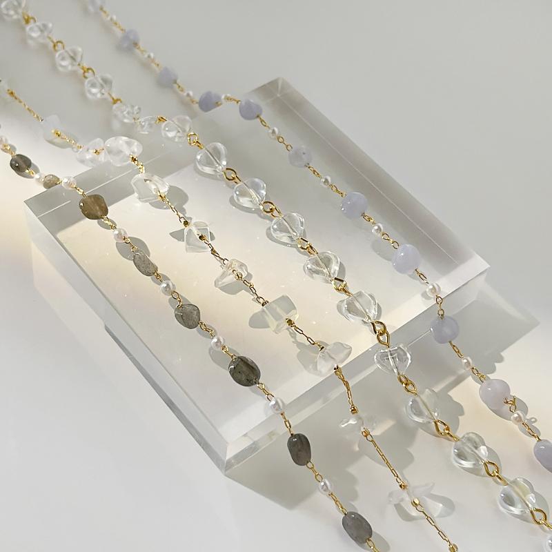 Chokers Peri'sBox Trendy Wire Wrapped Beaded Chain Necklace For Women Heart Irregular Acrylic Bead Necklaces Summer Brass Layered Choker
Chokers Peri'sBox Trendy Wire Wrapped Beaded Chain Necklace For Women Heart Irregular Acrylic Bead Necklaces Summer Brass Layered Choker