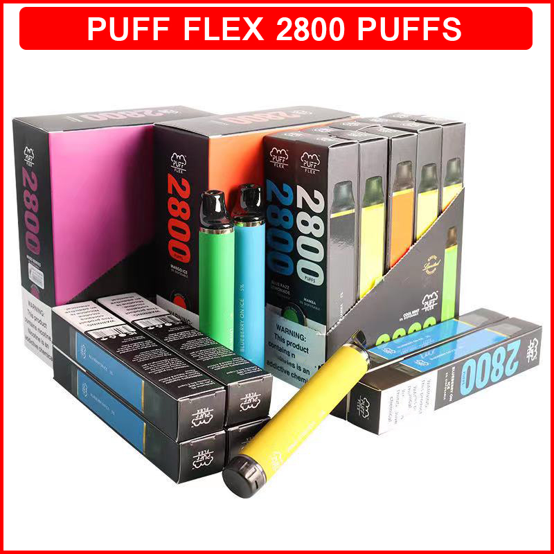 Puff Flex Pen Device 2800 Puffs Electronic Cigarettes Prefilled 8ml Cartridges 850mah Battery E Cig Vapor Pods Ecigarette ecigs Vapes
Puff Flex Pen Device 2800 Puffs Electronic Cigarettes Prefilled 8ml Cartridges 850mah Battery E Cig Vapor Pods Ecigarette ecigs Vapes