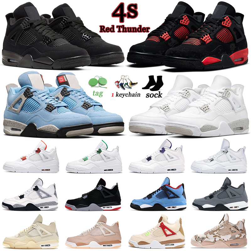 2022 4s Red Thunder Jumpman Basketball Shoes For Men Women Black Cat University Blue White Oreo Motosports Cool Grey Mens Trainers Sports Sneakers
2022 4s Red Thunder Jumpman Basketball Shoes For Men Women Black Cat University Blue White Oreo Motosports Cool Grey Mens Trainers Sports Sneakers